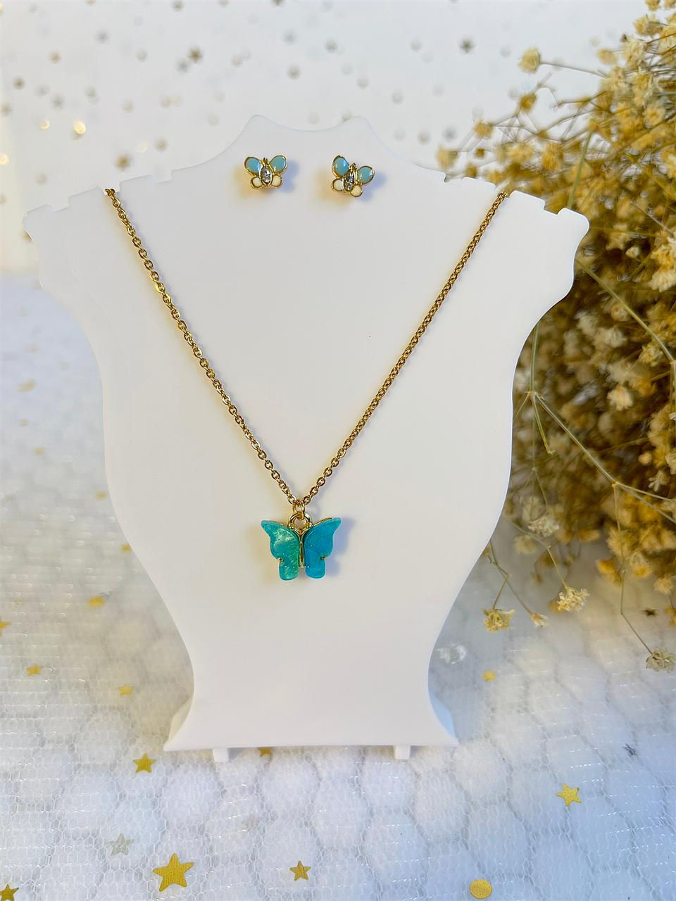 Set mariposa celeste