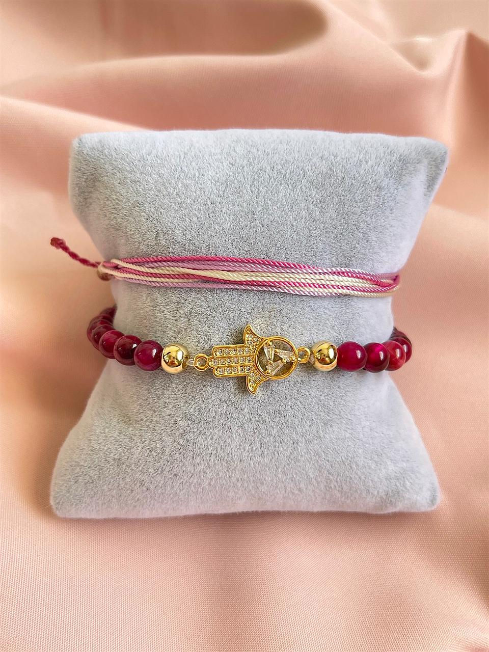 Set pulsera de ojo de tigre