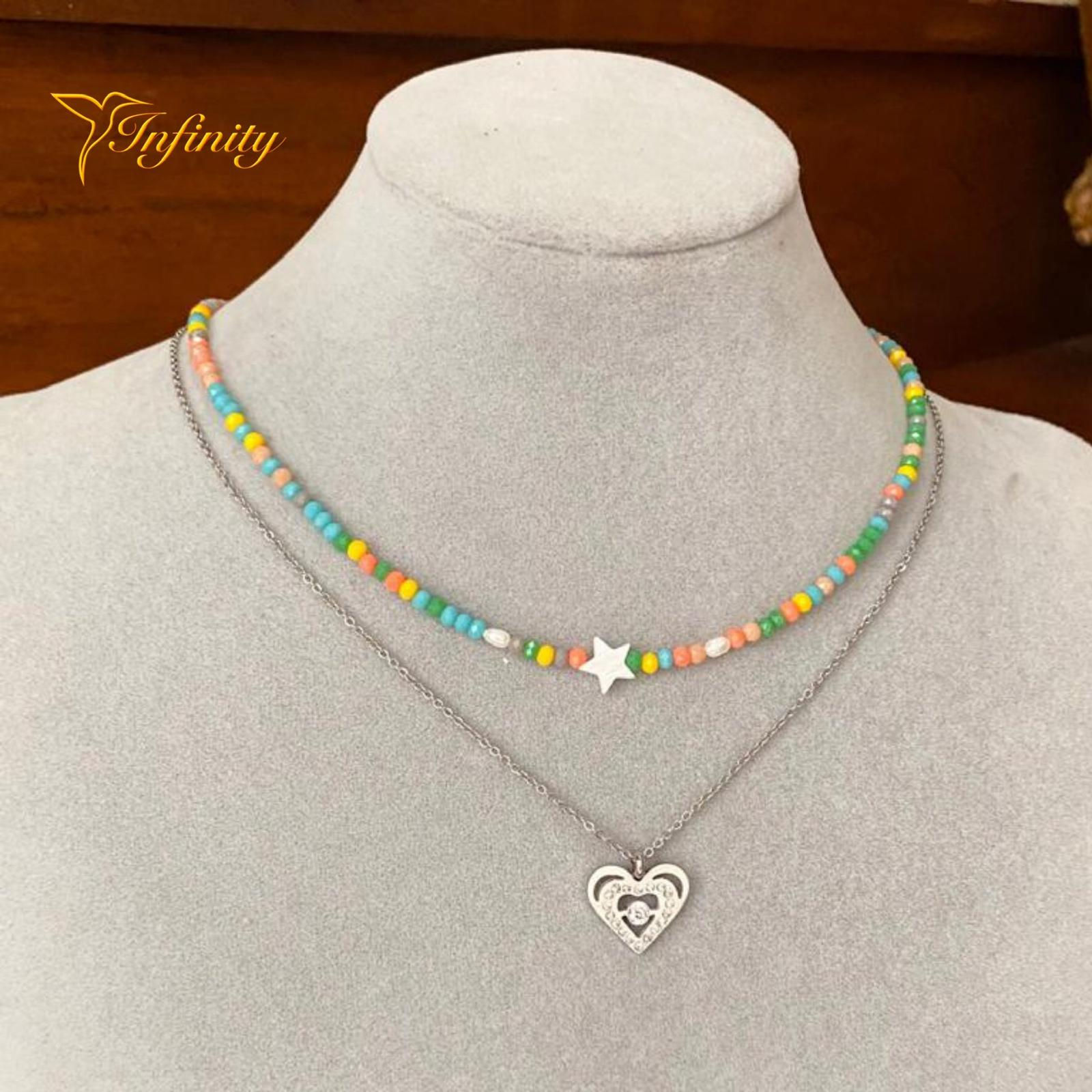 Set chocker y cadenita acero