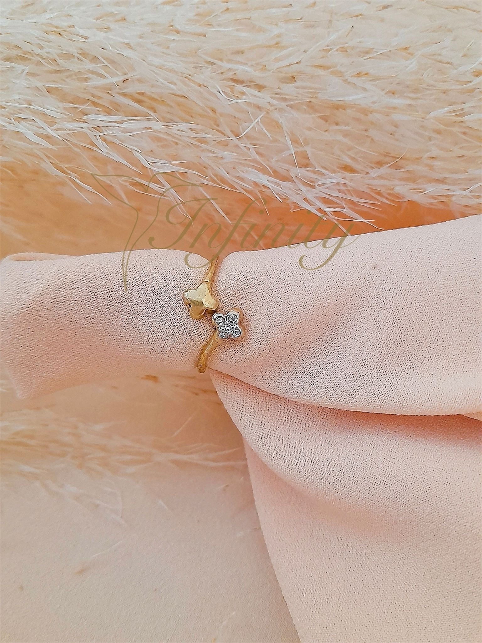 falange de oro laminado