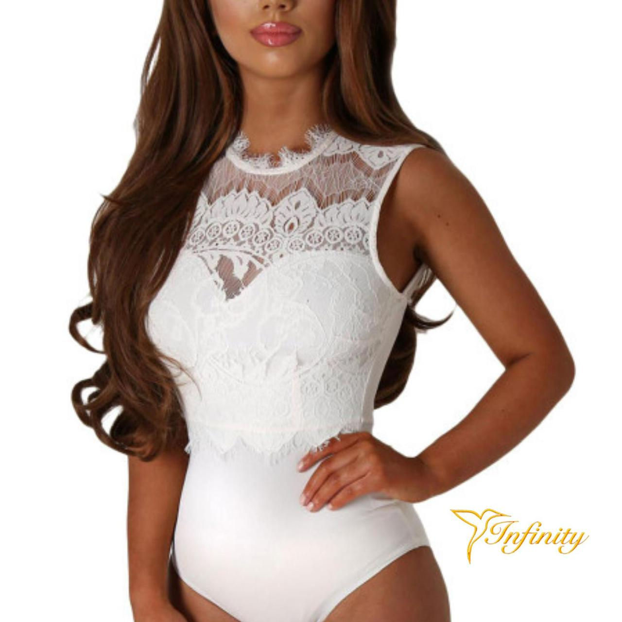 Bodysuit blanco talla S