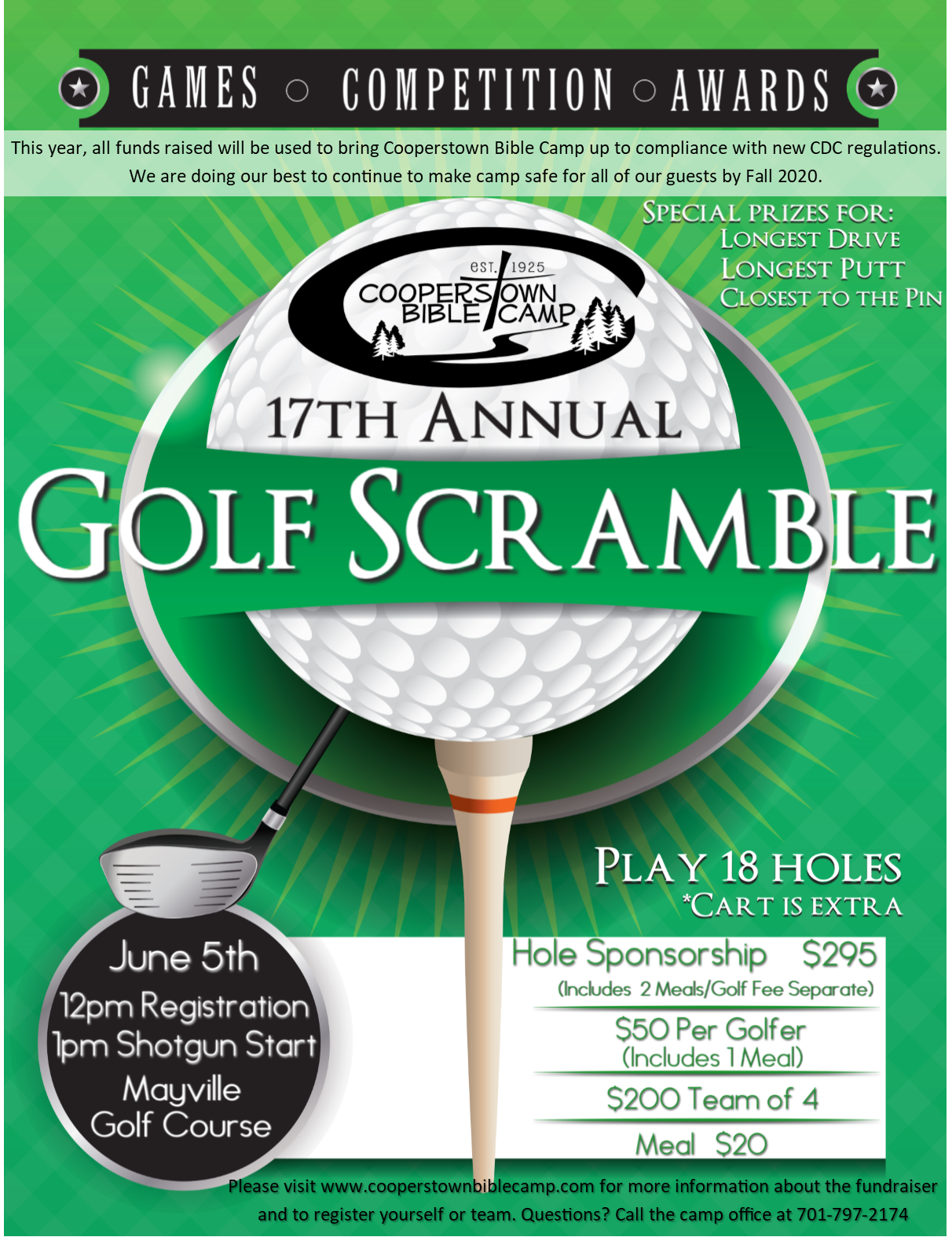 Golf Scramble CooperstownBibleCamp