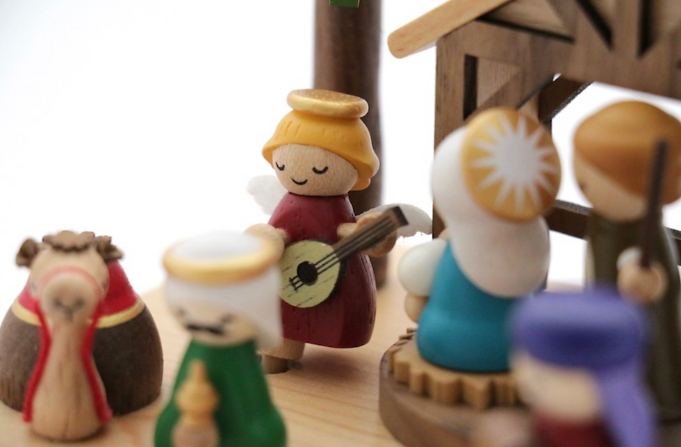 Miniature : Boîte à musique Wooderful life - La crèche de Noël