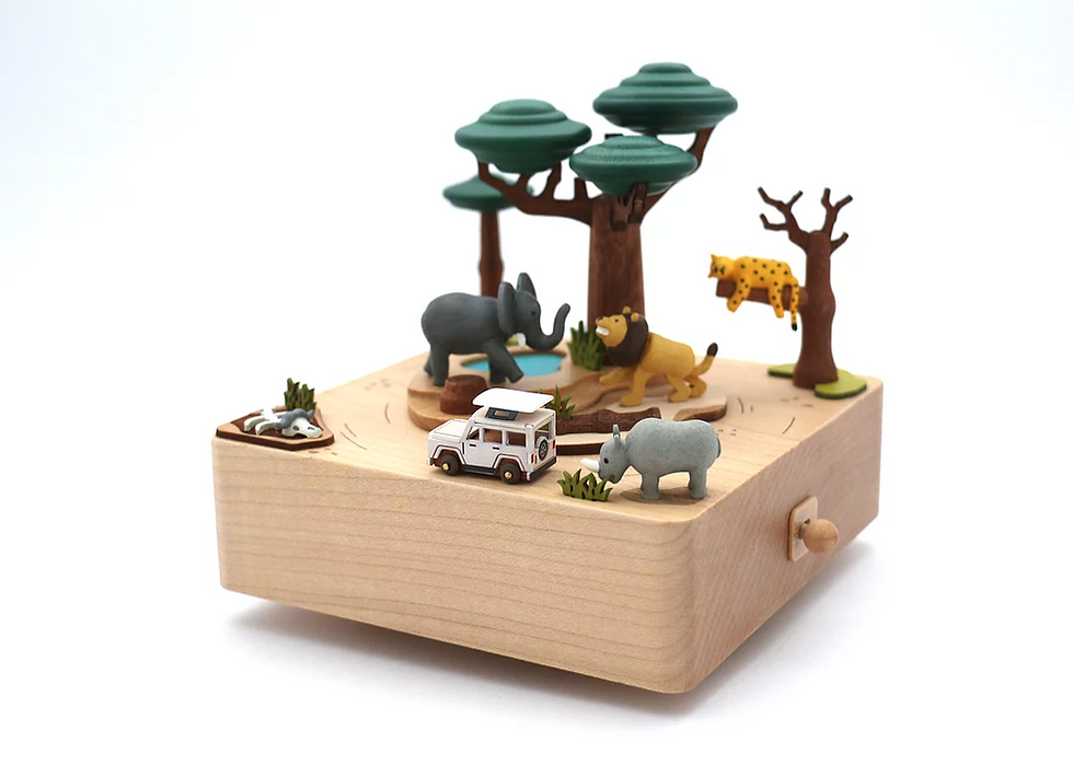 Miniature : Boîte à Musique Wooderful life - Safari
