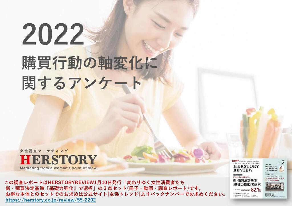 購買行動の軸変化に関するアンケート(22年2月号)