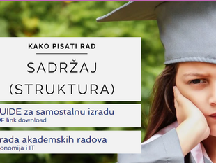 Izrada strukture akademskog rada