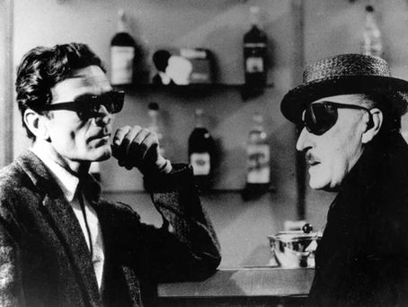 Pasolini con Totò durante le riprese del film Uccellacci e uccellini, 1966 © Guglielmo Coluzzi_Tutti i diritti riservati
