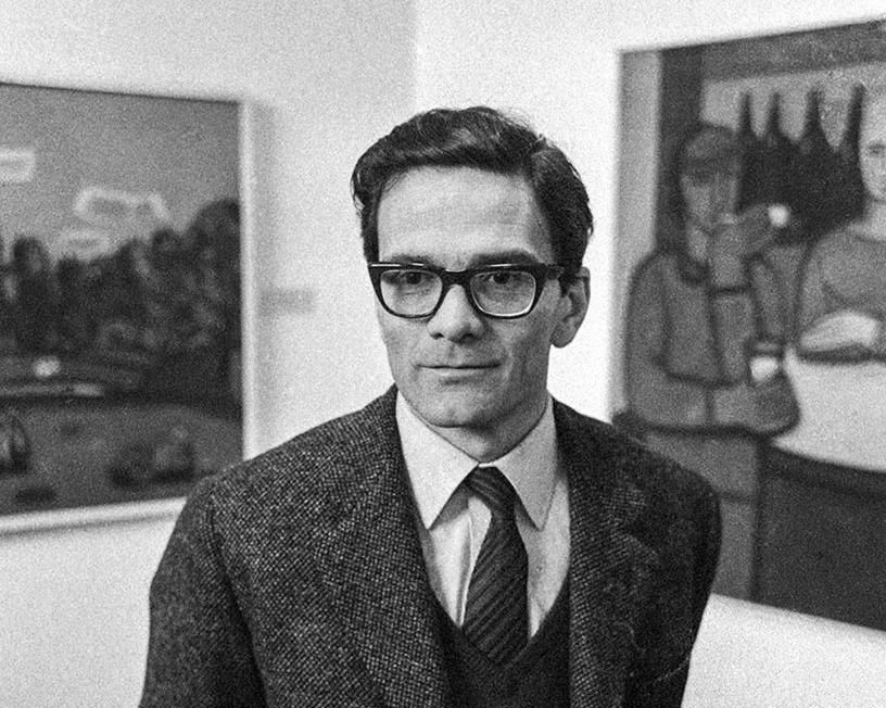 Pier Paolo Pasolini nella Národní galerie Praha, gennaio 1965 © Václav Chochola / Archiv B&M Chochola/ Tutti i diritti riservati