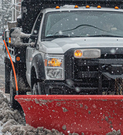 snow plowing