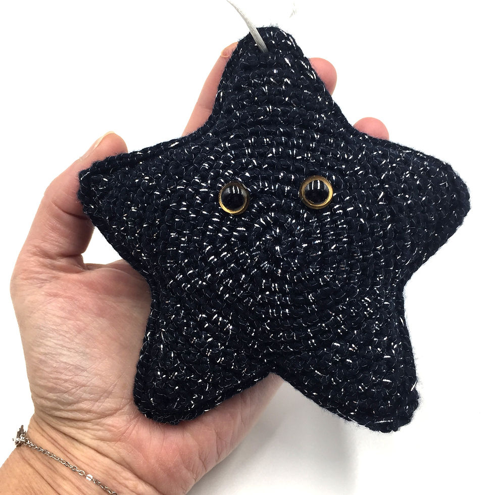Miniature : Etoile senteur Alpha, création originale Talichic crochetée à la main