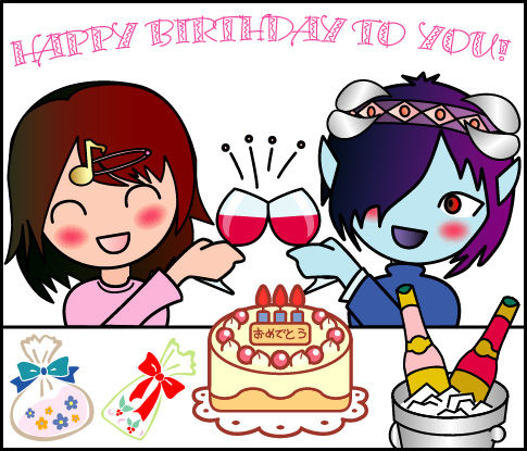 HAPPY BIRTHDAY@areareさん