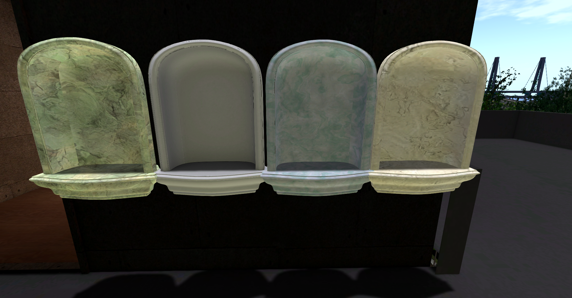 FINDS 1 prim mesh wall niche