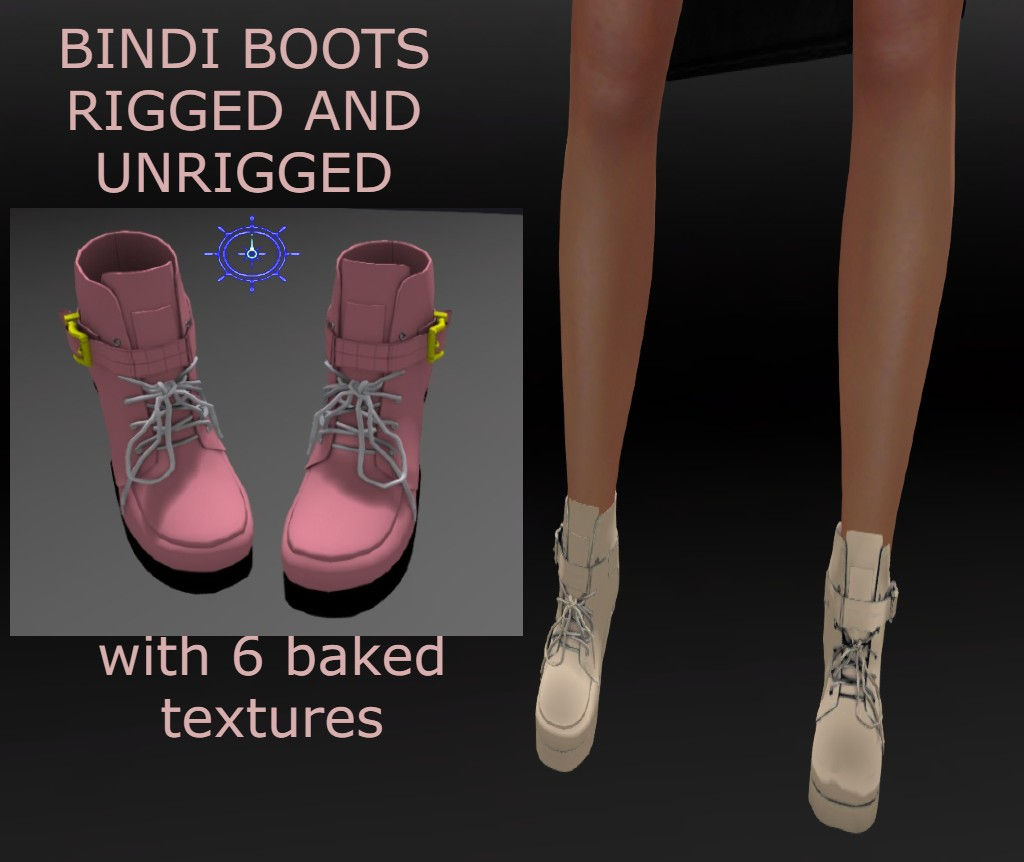 New! Bindi Boots Rigged and Unrigged Free Gift