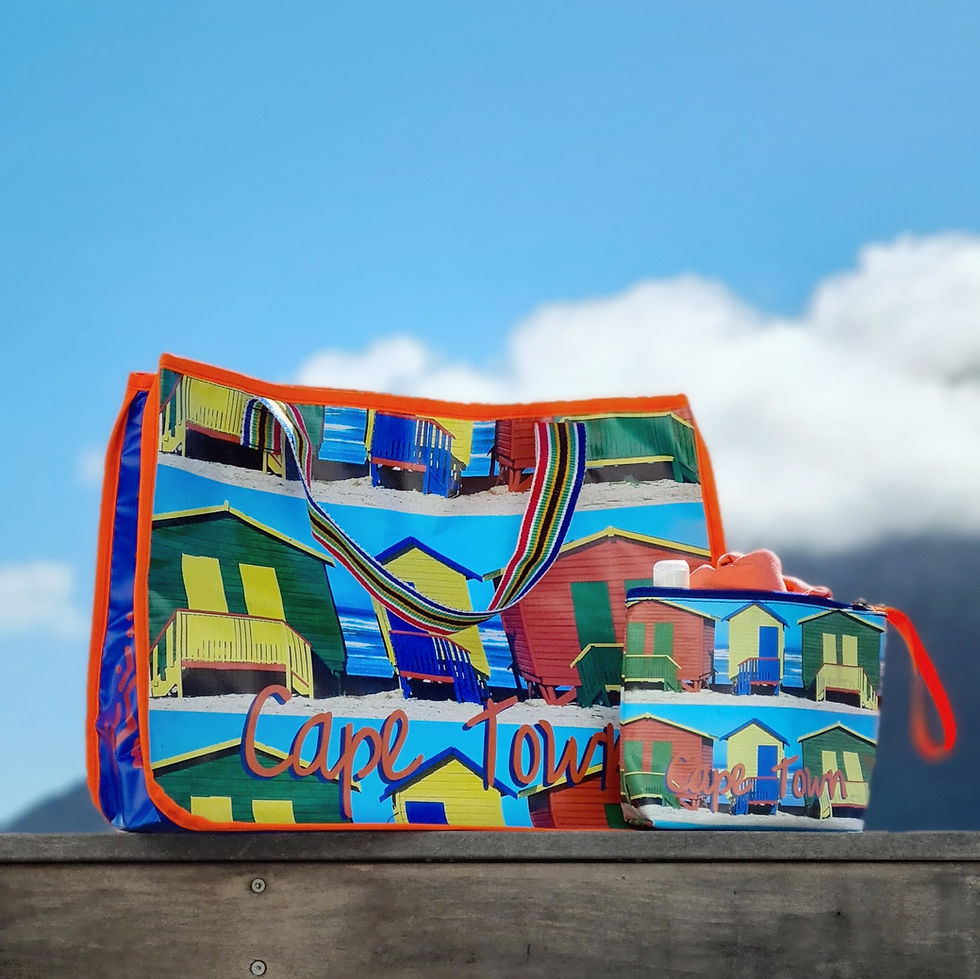 Thumbnail: PVC Zip Pocket Bag - Muizenberg