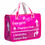Thumbnail: PVC Shopper Bag - Pink Road Sign