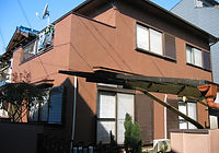 西成区戸建住宅フッ素塗装施工後