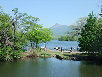 大沼公園をハイキング