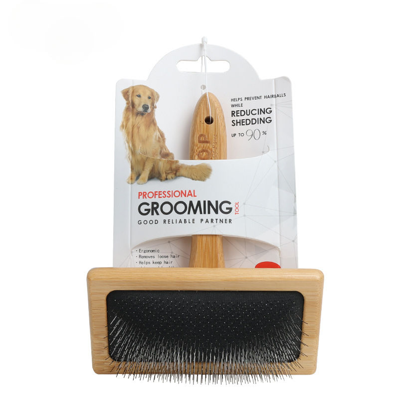 Thumbnail: Bamboo Pet Grooming Brush