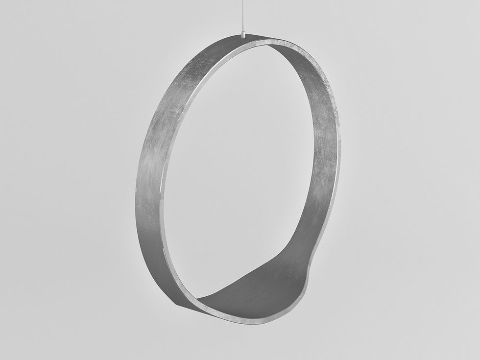 Thumbnail: Swing model n.1 indoor exclusive version in silver colour