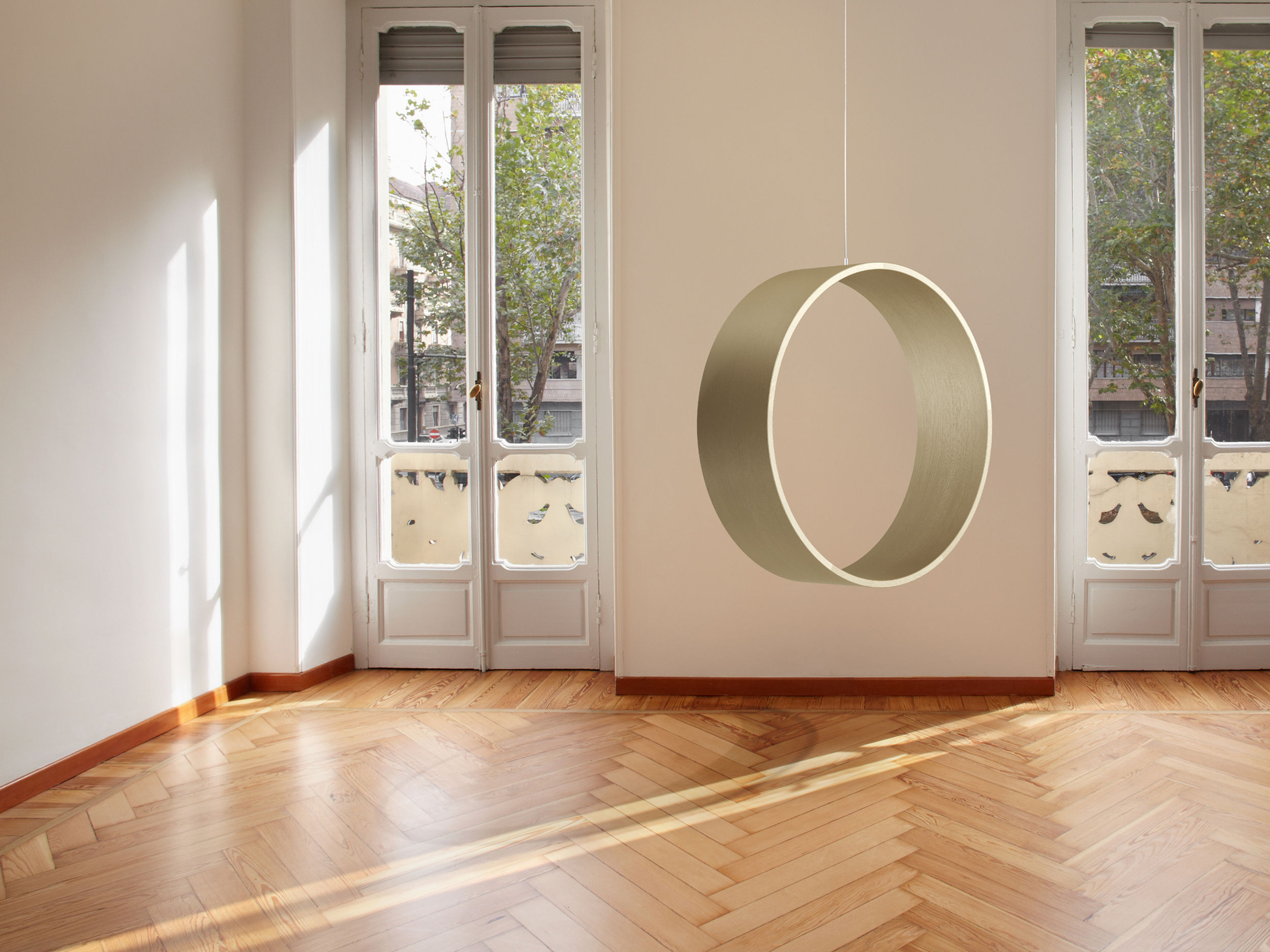 Swing model n.3 indoor version in opaque paint RAL and NCS pallets