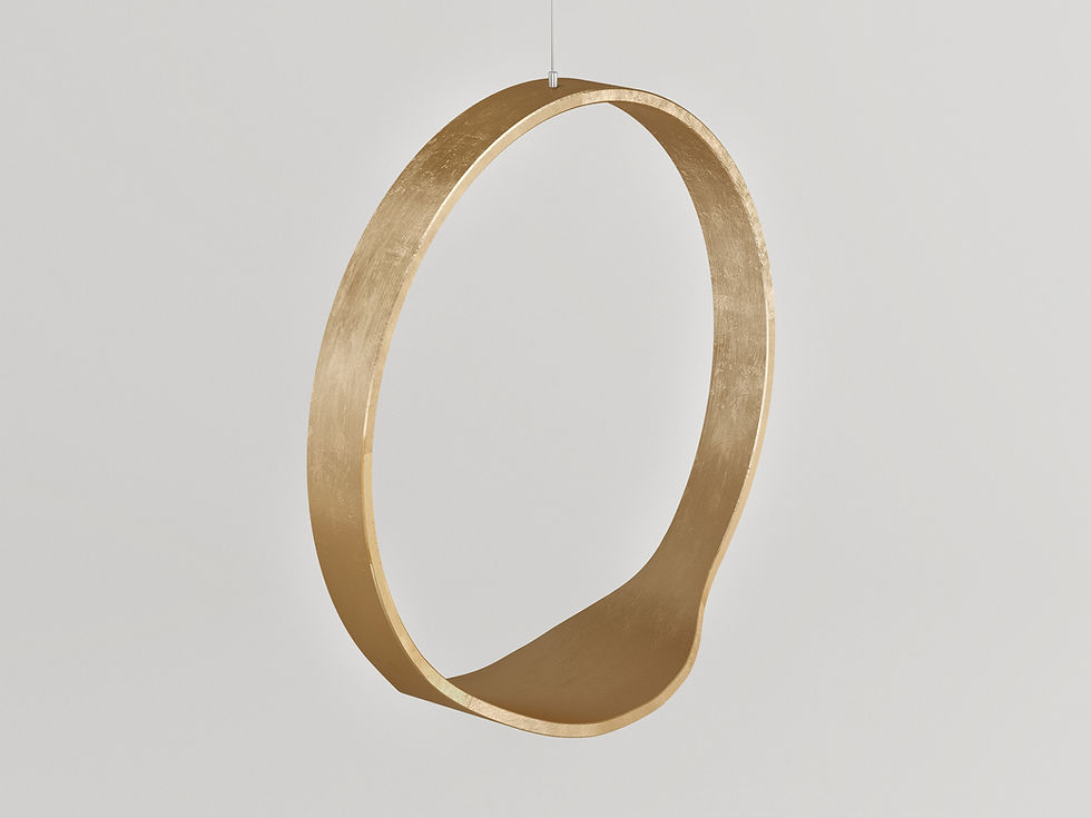 Thumbnail: Swing model n.1 indoor exclusive version in gold colour