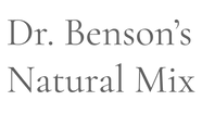 Dr. Benson’s Natural Mix partner logo for premium soil, compost, and landscaping material blends
