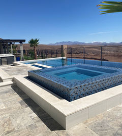 Luxury pool and spa installation Las Vegas