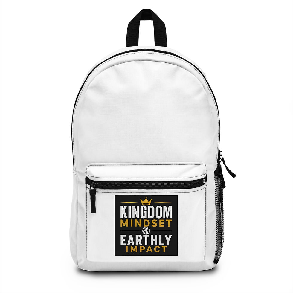 Thumbnail: Kingdom Mindset Earthly Impact - Backpack