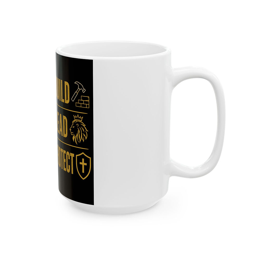 Thumbnail: Real Men Build, Lead, Protect - Mug