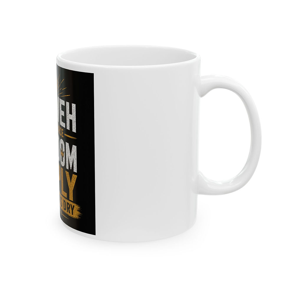 Thumbnail: Yahweh Is My Source Ceramic Mug — 'Kingdom Supply Never Runs Dry' (11oz/15oz)