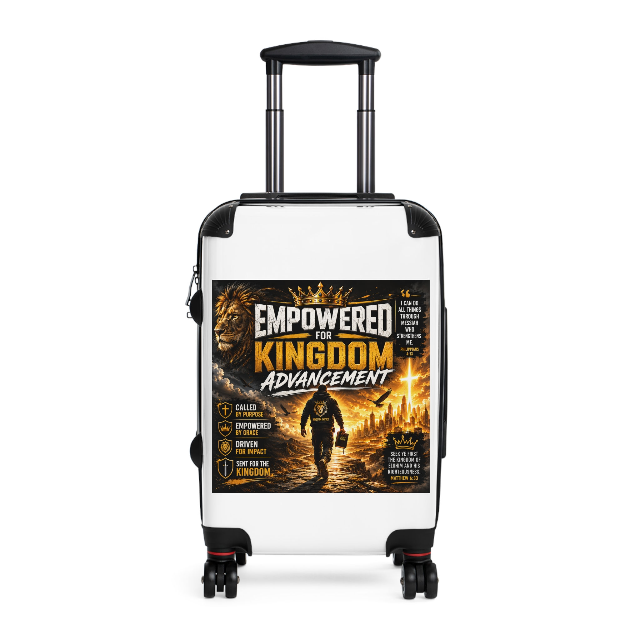 Empowered for Kingdom Advancement - Carry-On Suitcase