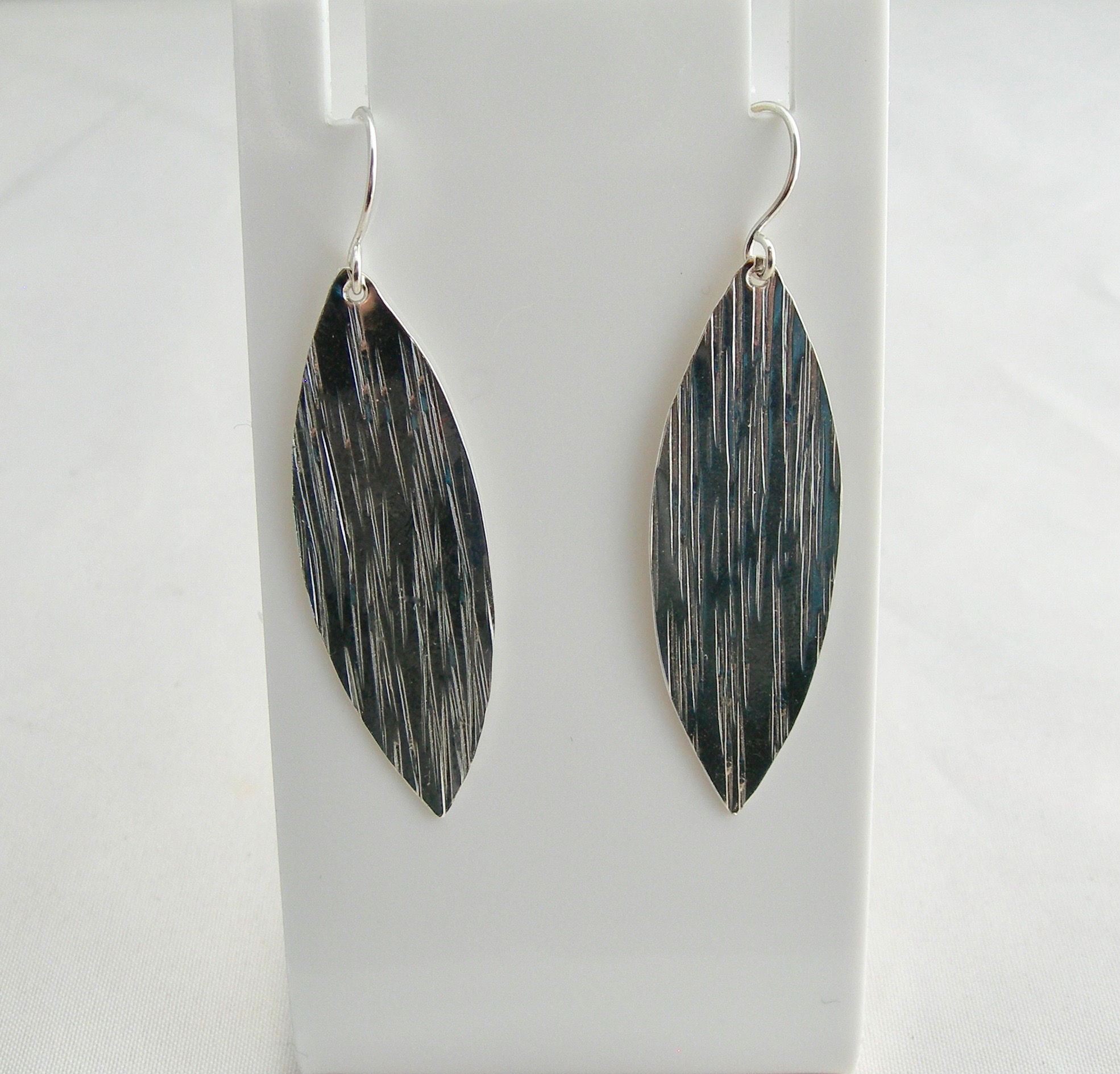 Marquise Textured Earrings