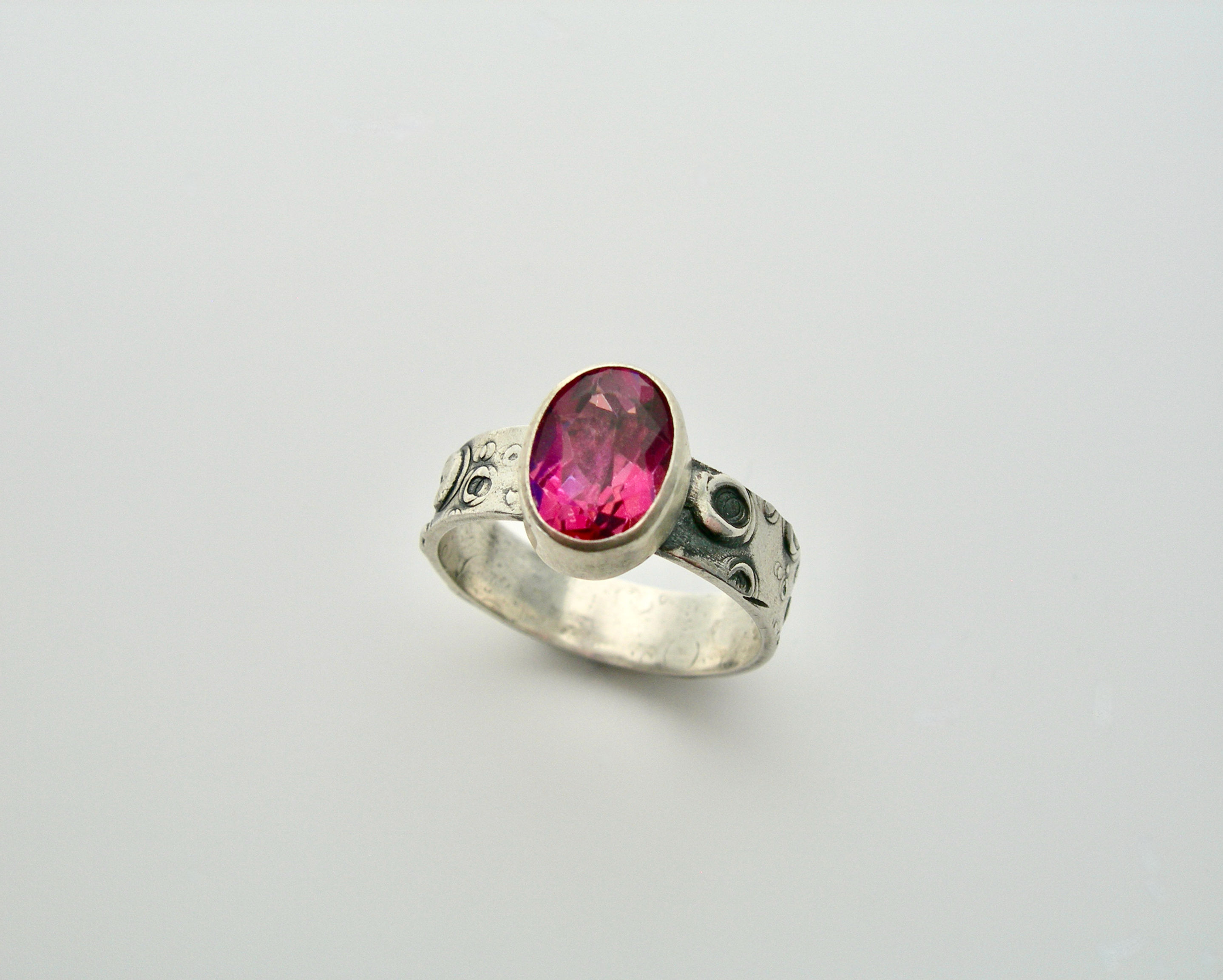 Pink Topaz Ring