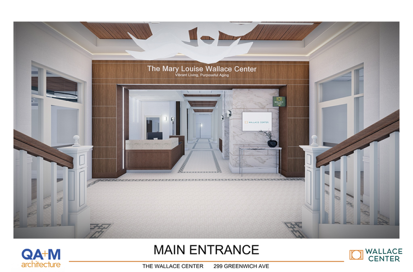 Wallace Center Main Entrance Rendering