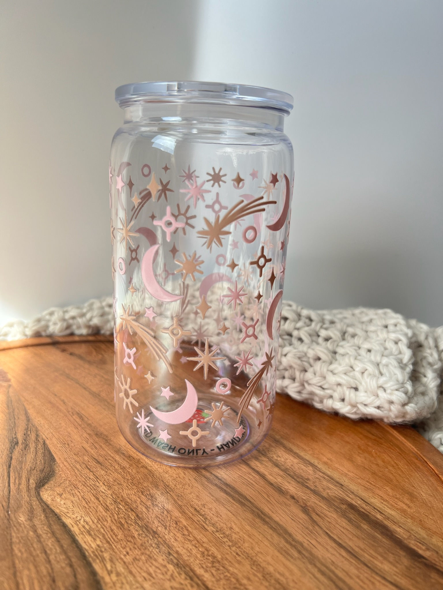 Moonlit Sips Plastic Tumbler