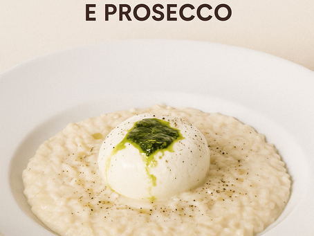 Risotto burrata & prosecco : le raffinement à l’italienne