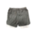 Thumbnail: TTG Double Layered Shorts Black and White