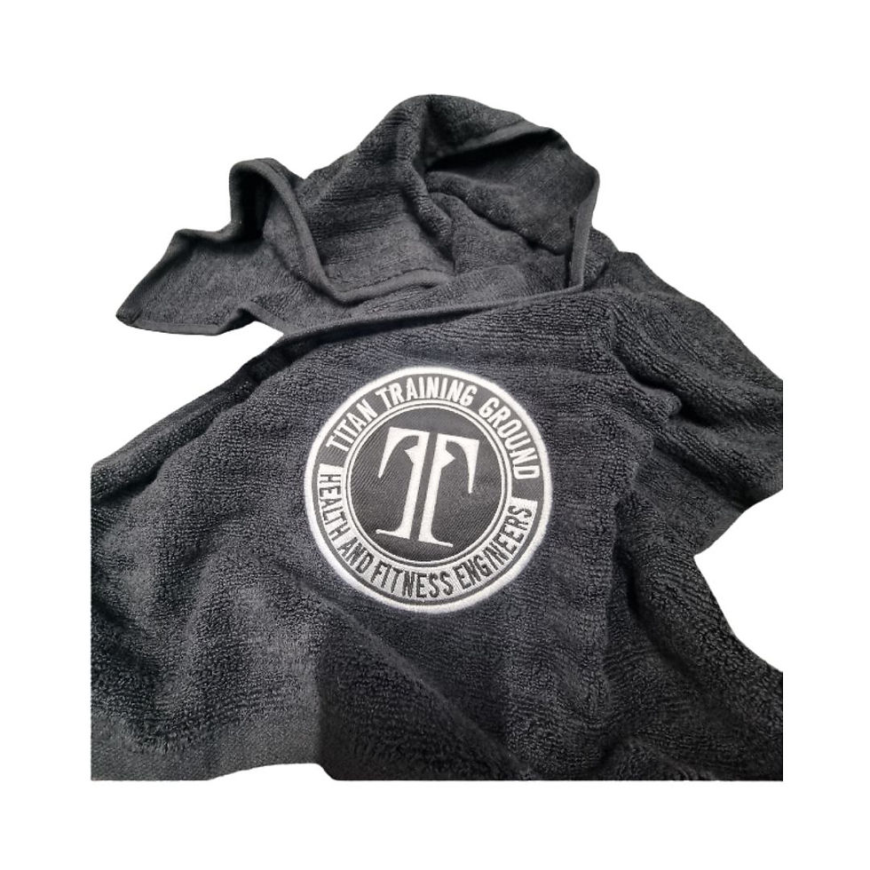 Thumbnail: TitanTG Iconic Training Towel Black