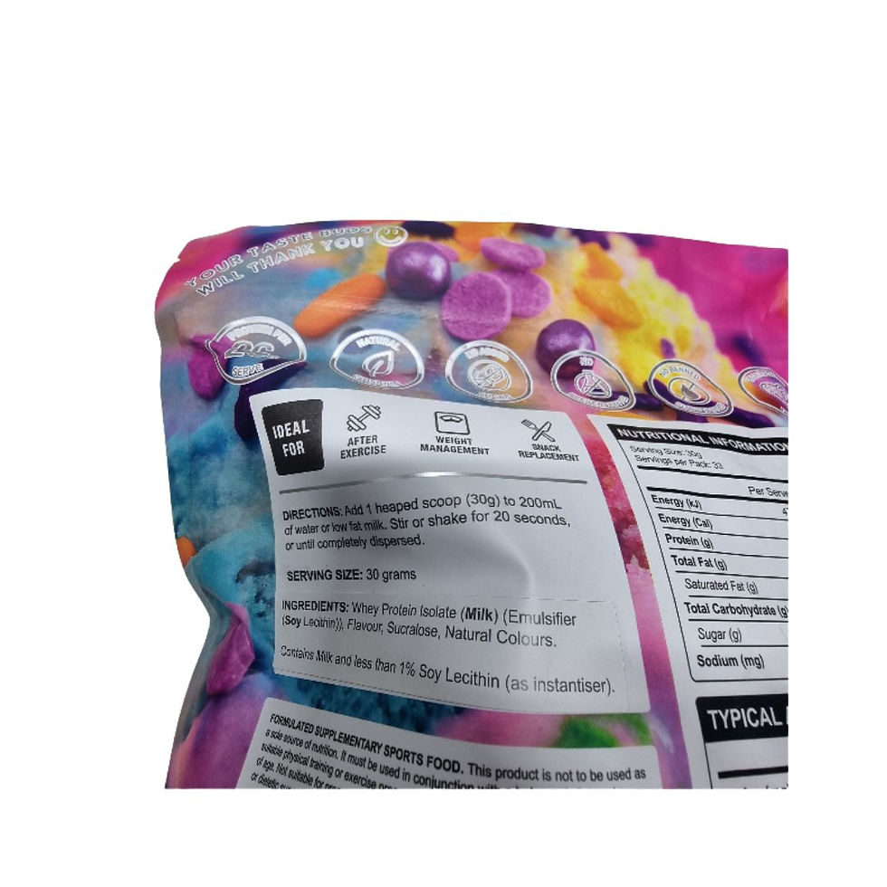 Thumbnail: VPA Whey Protein Isolate Rainbow Ice-cream