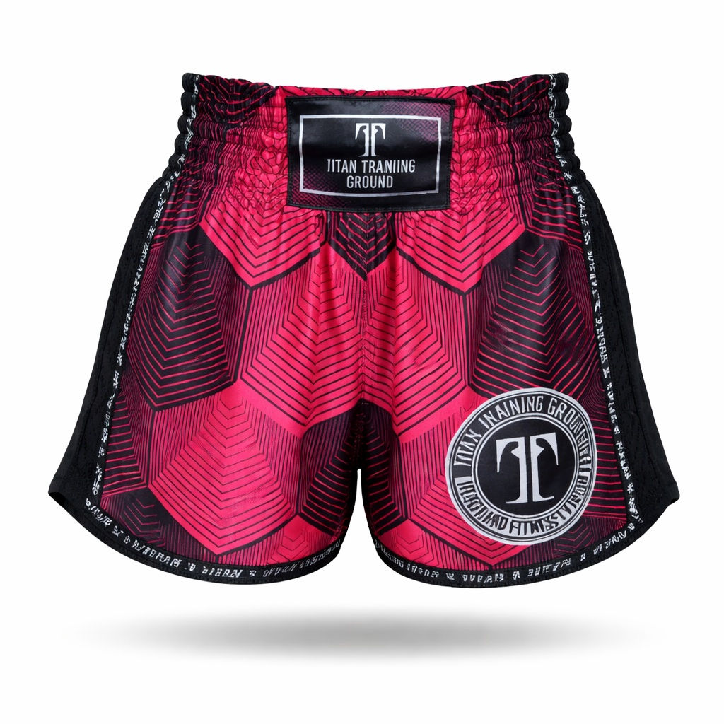 TitanTG Kaleidoscope Muay Thai Shorts Pink