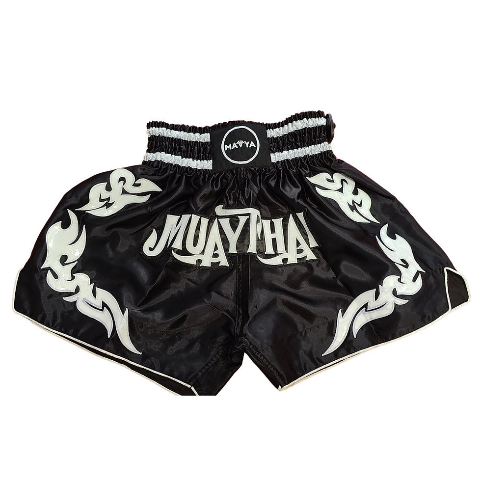 Thumbnail: Mavya Muay Thai Shorts Black