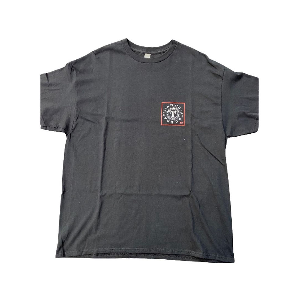 Thumbnail: BJJ Short Sleeve Tee Black and Red