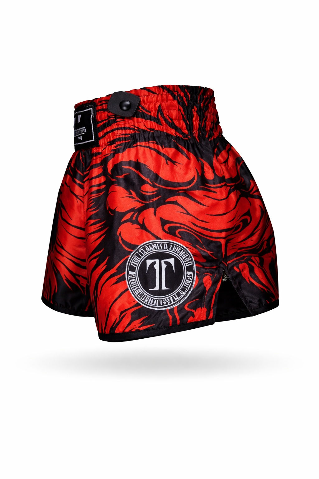 TitanTG Muay Thai Shorts Red Fog