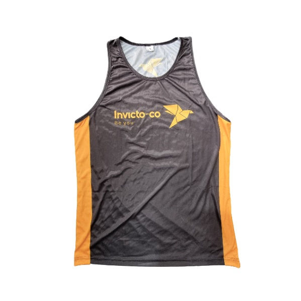 Thumbnail: Invicto-Co Training Singlet Yellow Tiger