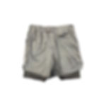 Thumbnail: TTG Double Layered Shorts Grey and Black