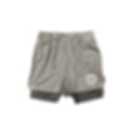 Thumbnail: TTG Double Layered Shorts Grey and Black