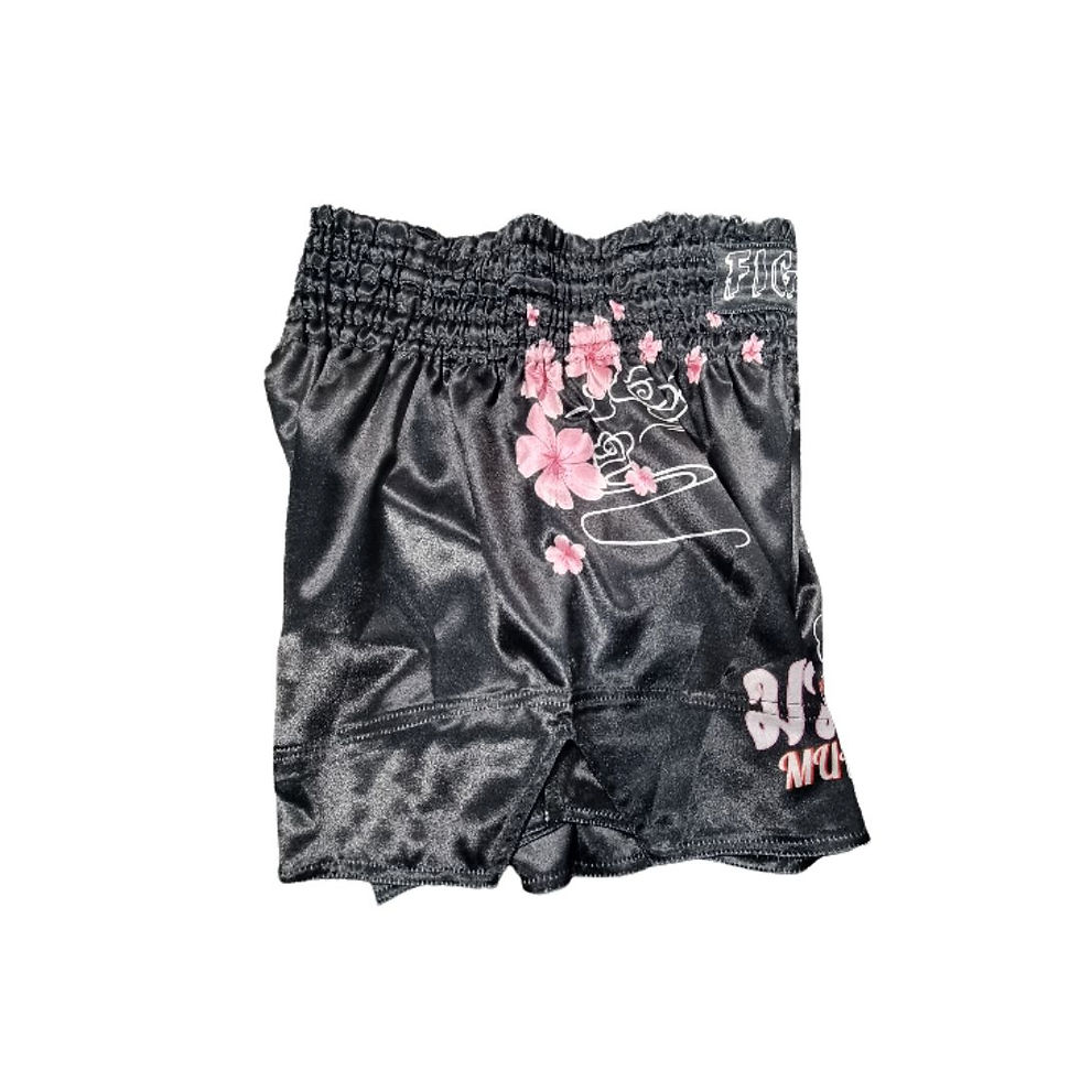 Thumbnail: Fight Red Dragon Muay Thai Shorts Black