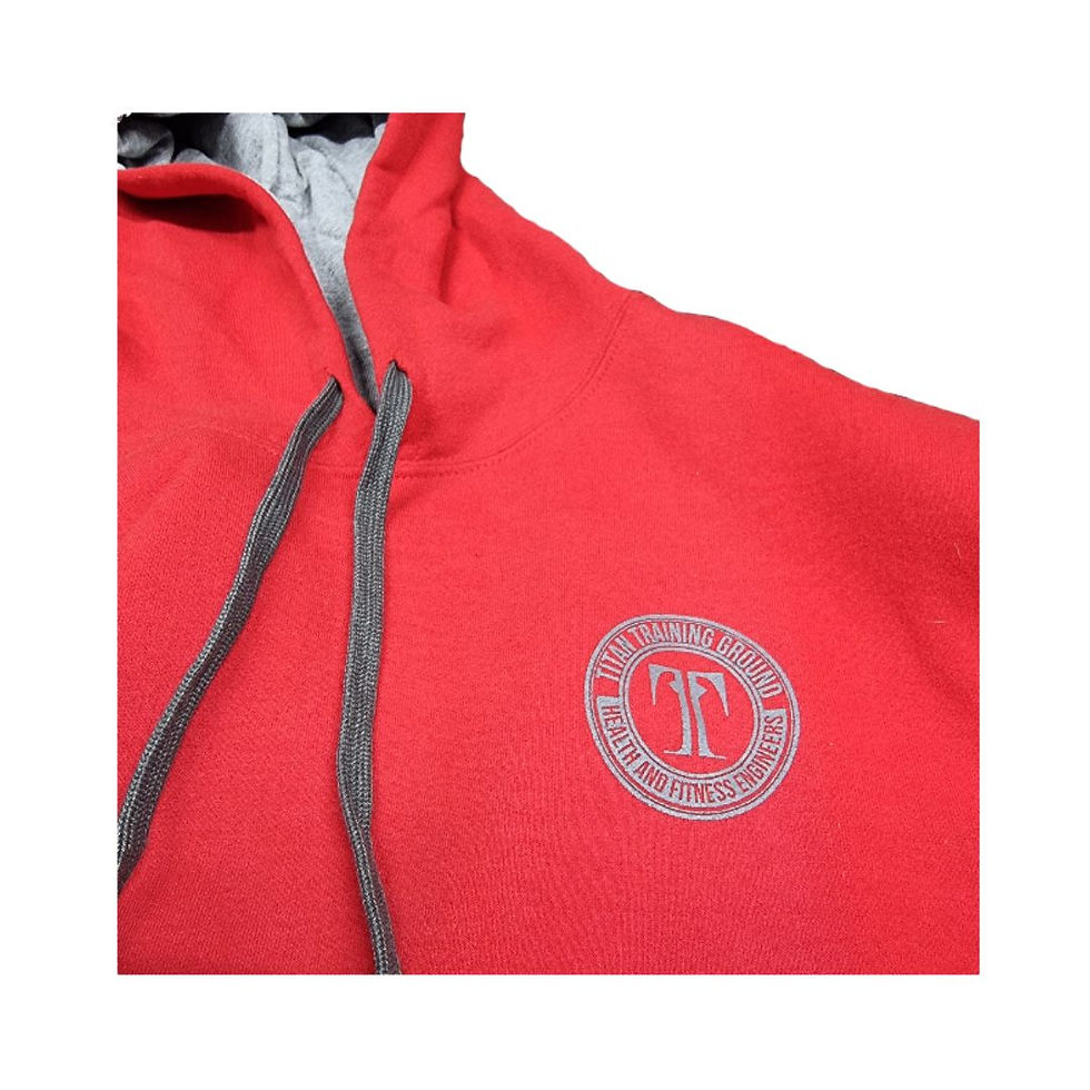Thumbnail: TitanTG CI Hoodie Red and Grey