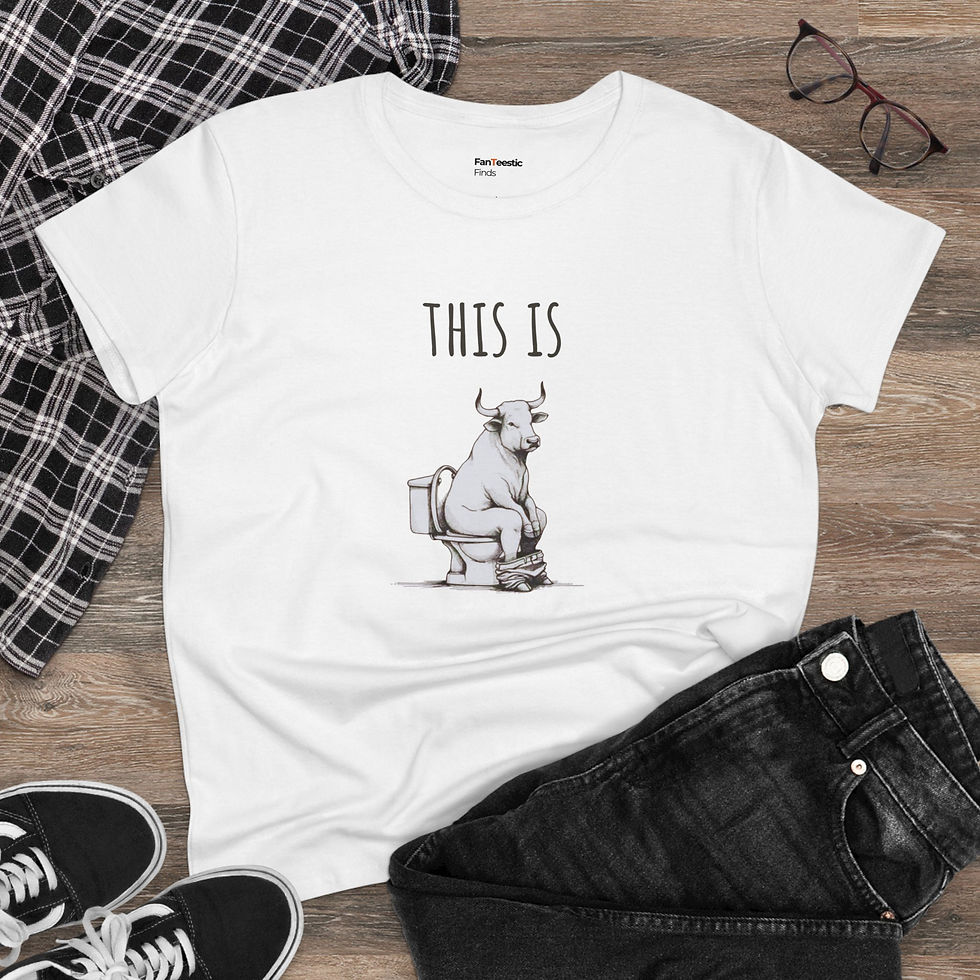 Thumbnail: This Is Bull Women's Midweight Cotton Tee