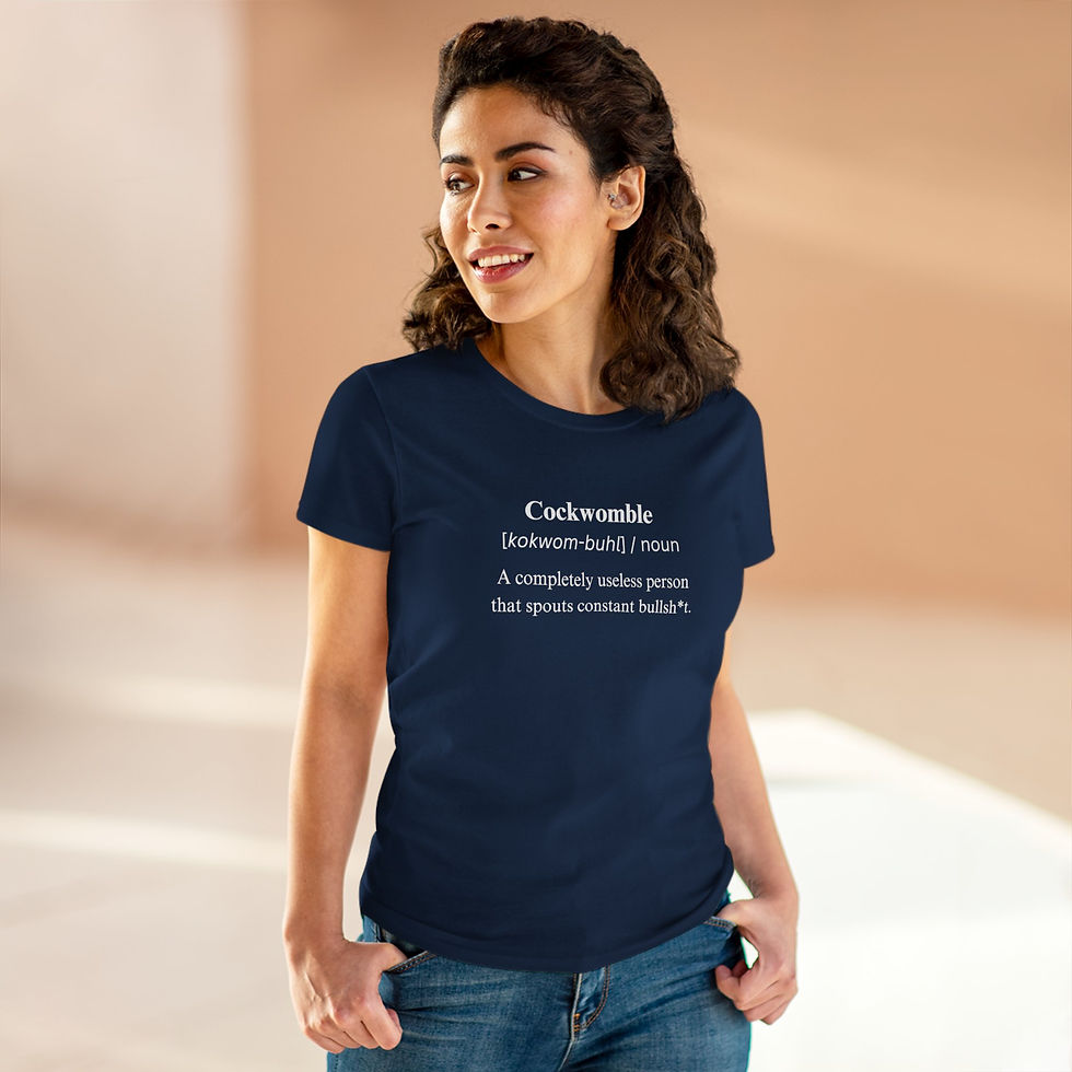 Thumbnail: Cockwomble Women's Midweight Cotton Tee